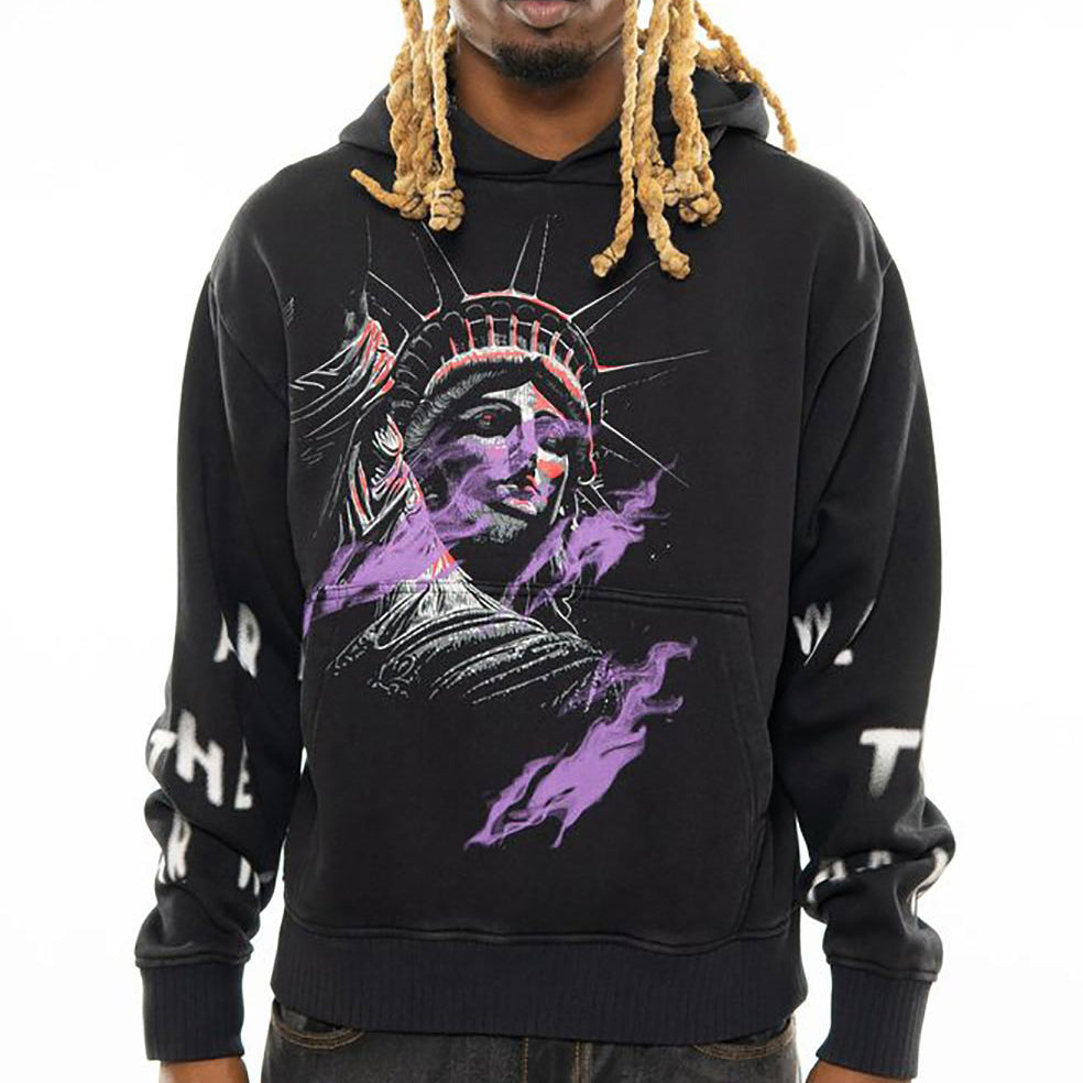 Liberty oversized pull-over hoodie by Chosen, view 1