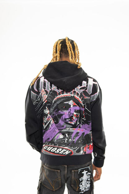 Liberty oversized pull-over hoodie Black by Chosen - 4