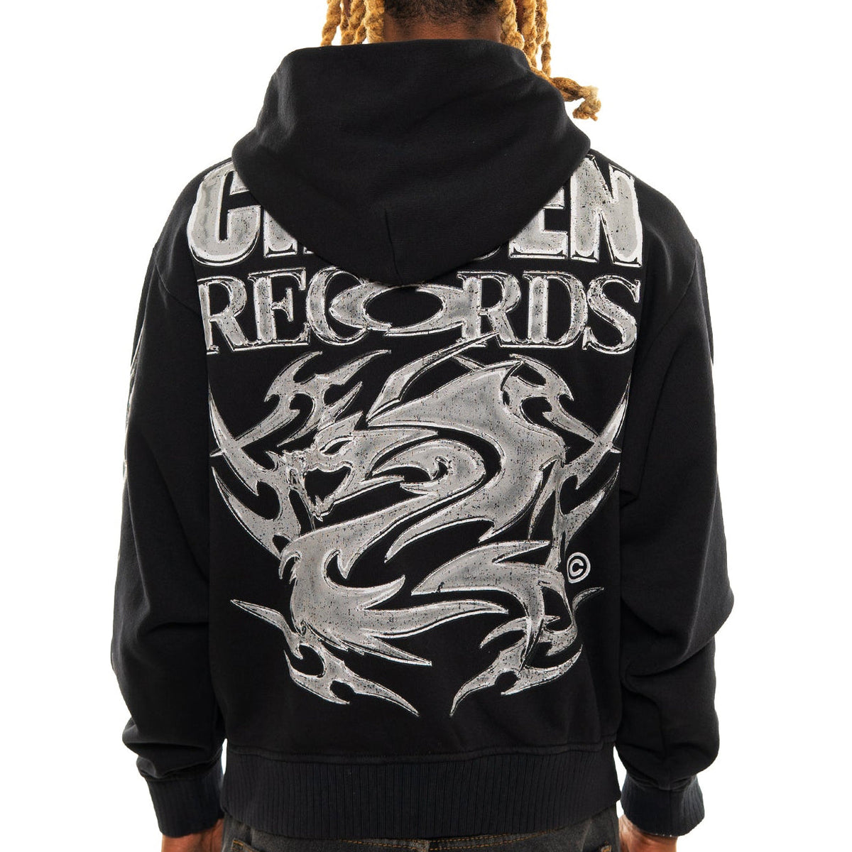Chosen records oversized pull-over hoodie by Chosen, view 3