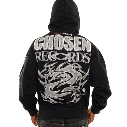 Chosen records oversized pull-over hoodie By Chosen-3