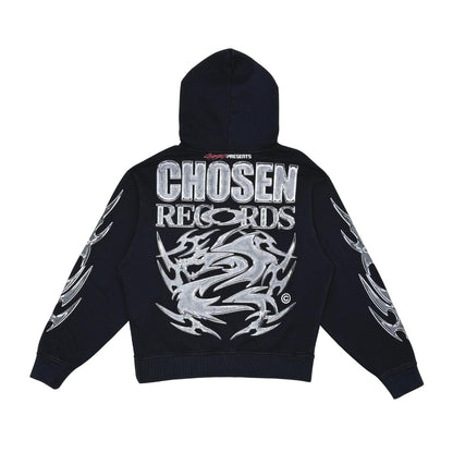 Chosen records oversized pull-over hoodie