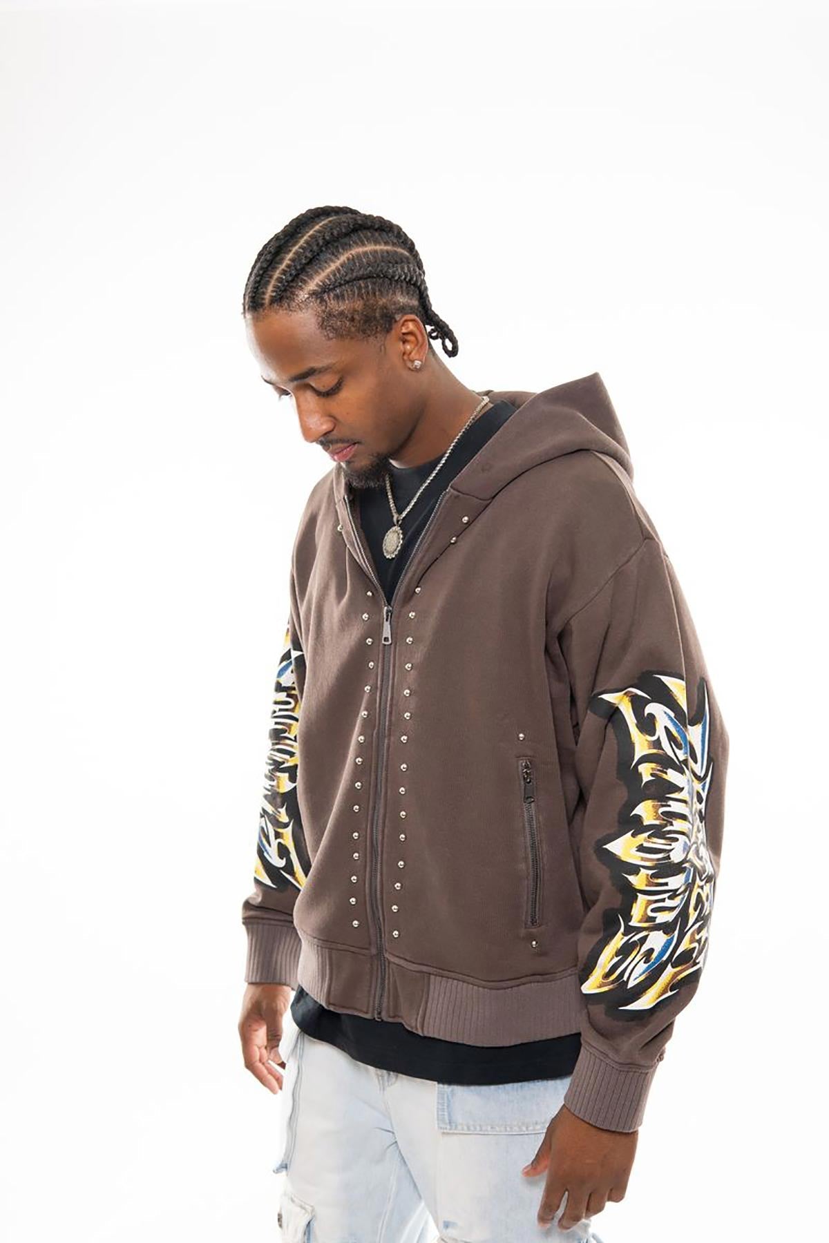 Chosen studios oversized full zip hoodie by Chosen, view 7