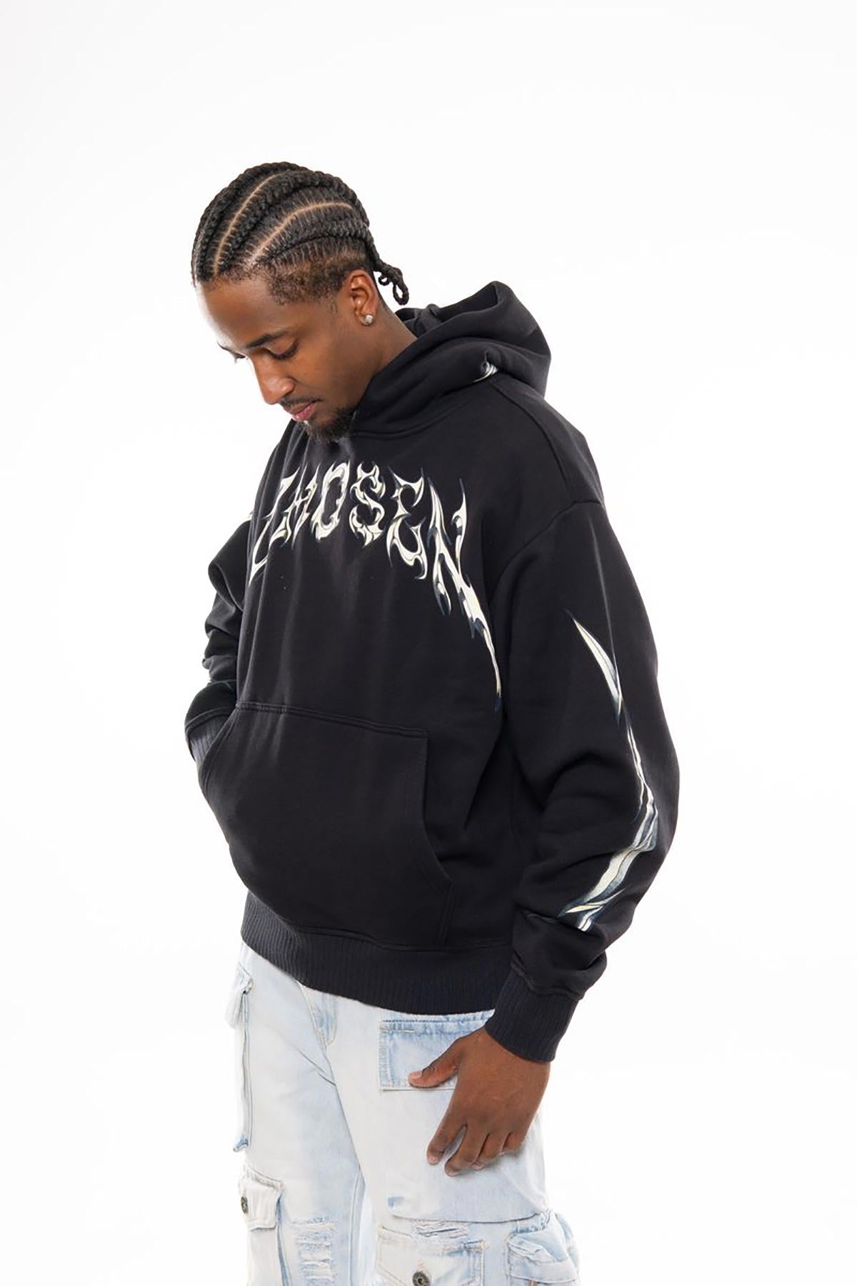 Eagle oversized pull-over hoodie by Chosen, view 3