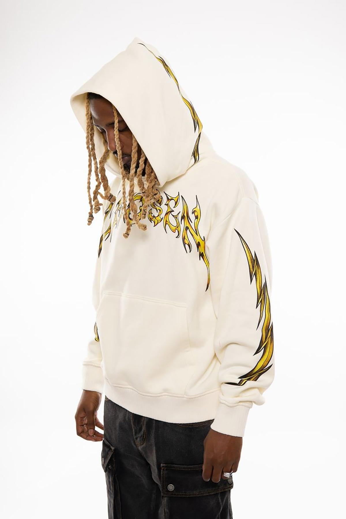 Eagle oversized pull-over hoodie Snow White by Chosen - 5