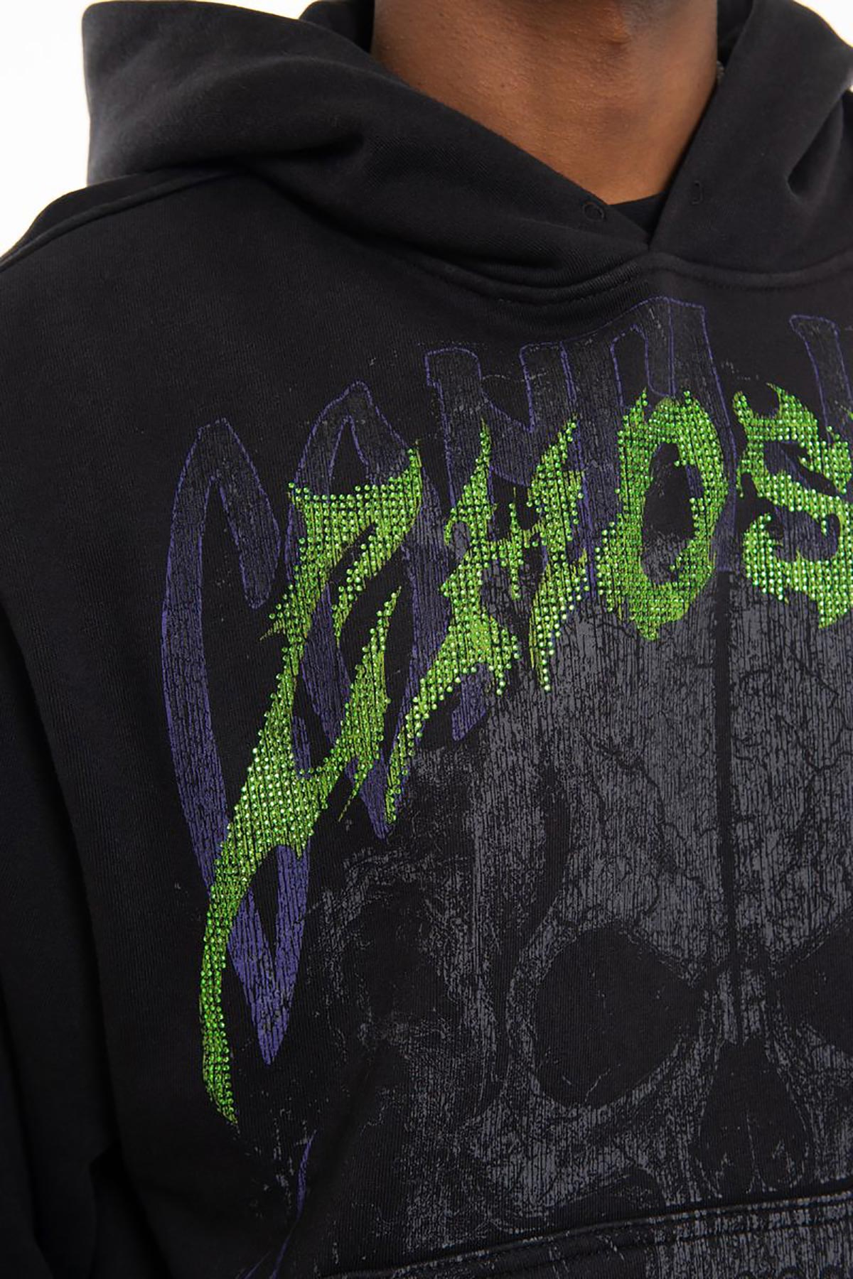 Conflicts oversized pull-over hoodie by Chosen, view 4