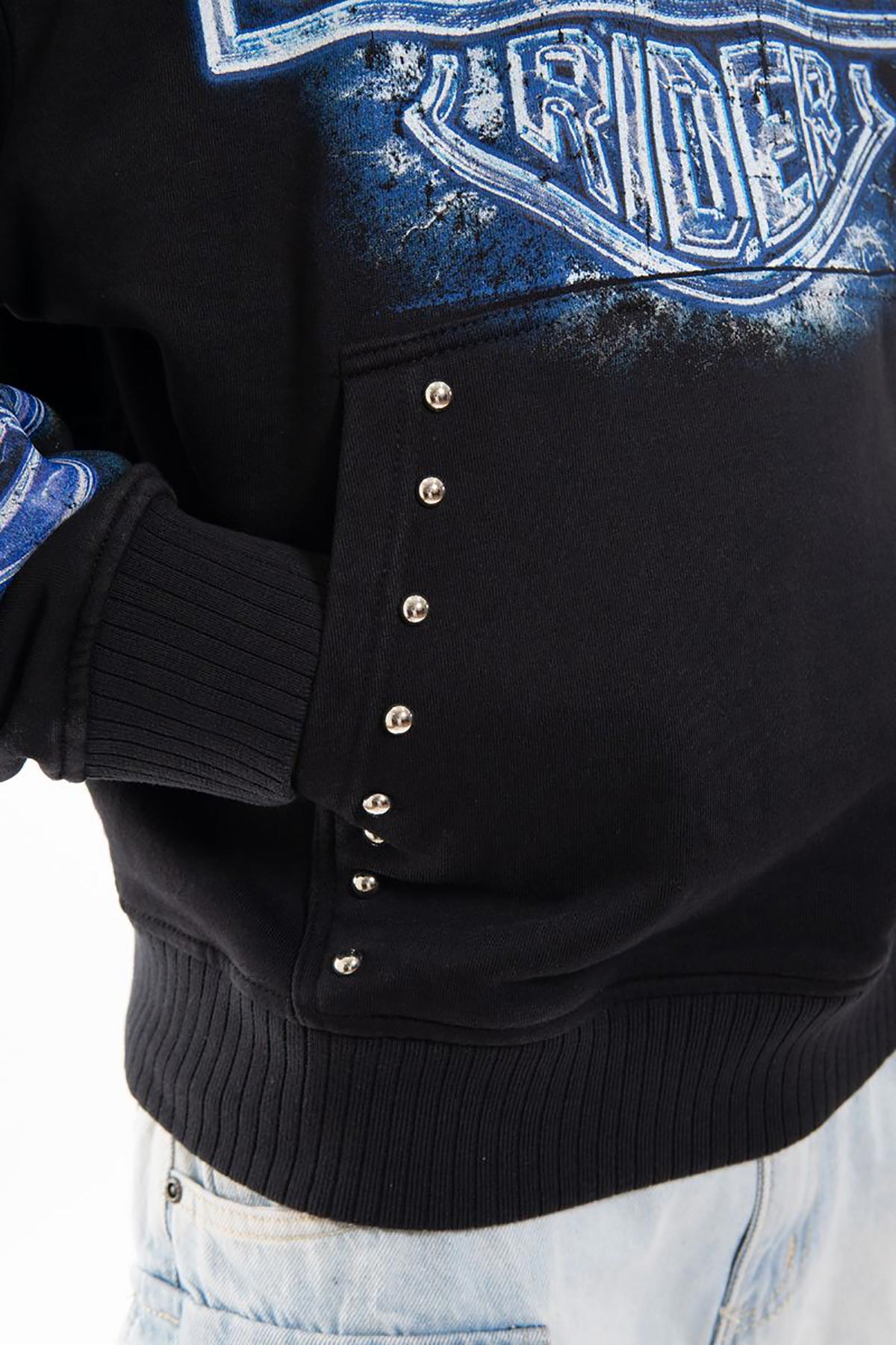 Street rider oversized pull-over hoodie by VIERICHEPARIS, view 5
