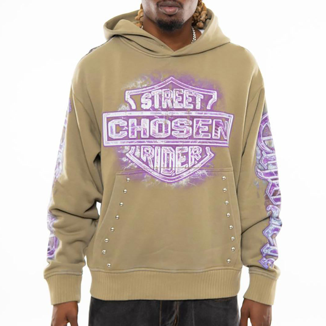 Street rider oversized pull-over hoodie by VIERICHEPARIS, view 6