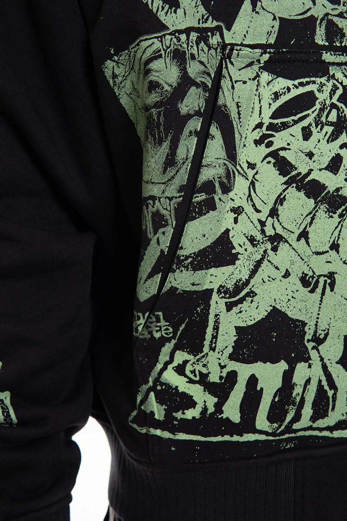 Scorpion oversized full zip hoodie by Chosen, view 5