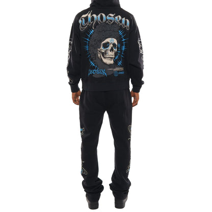 Anarchy oversized full zip hoodie set By Chosen-2