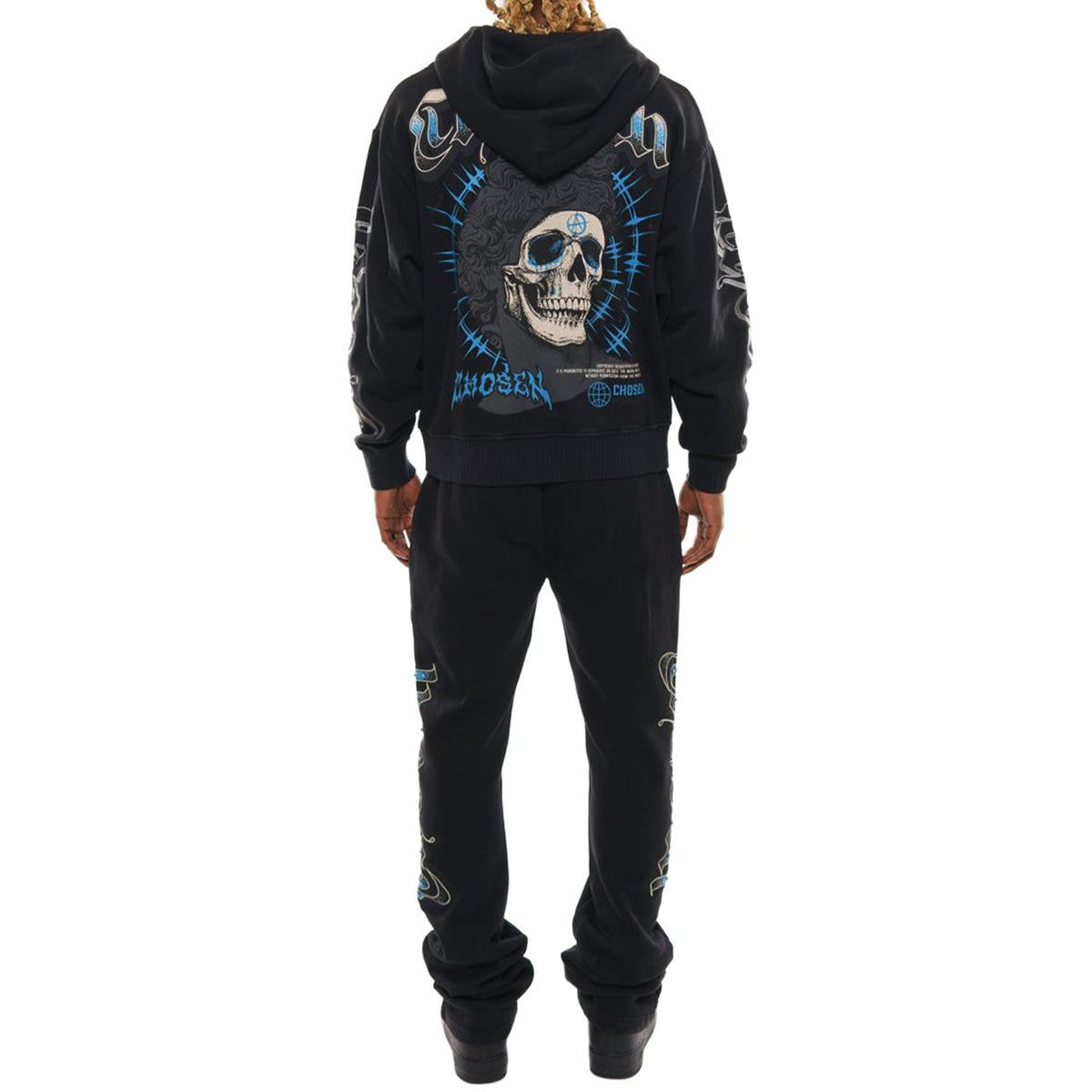 Anarchy oversized full zip hoodie set by Chosen, view 5