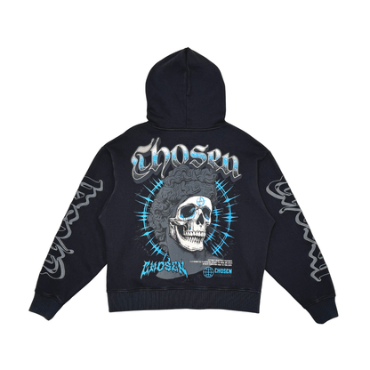 Anarchy oversized full zip hoodie set By Chosen-11