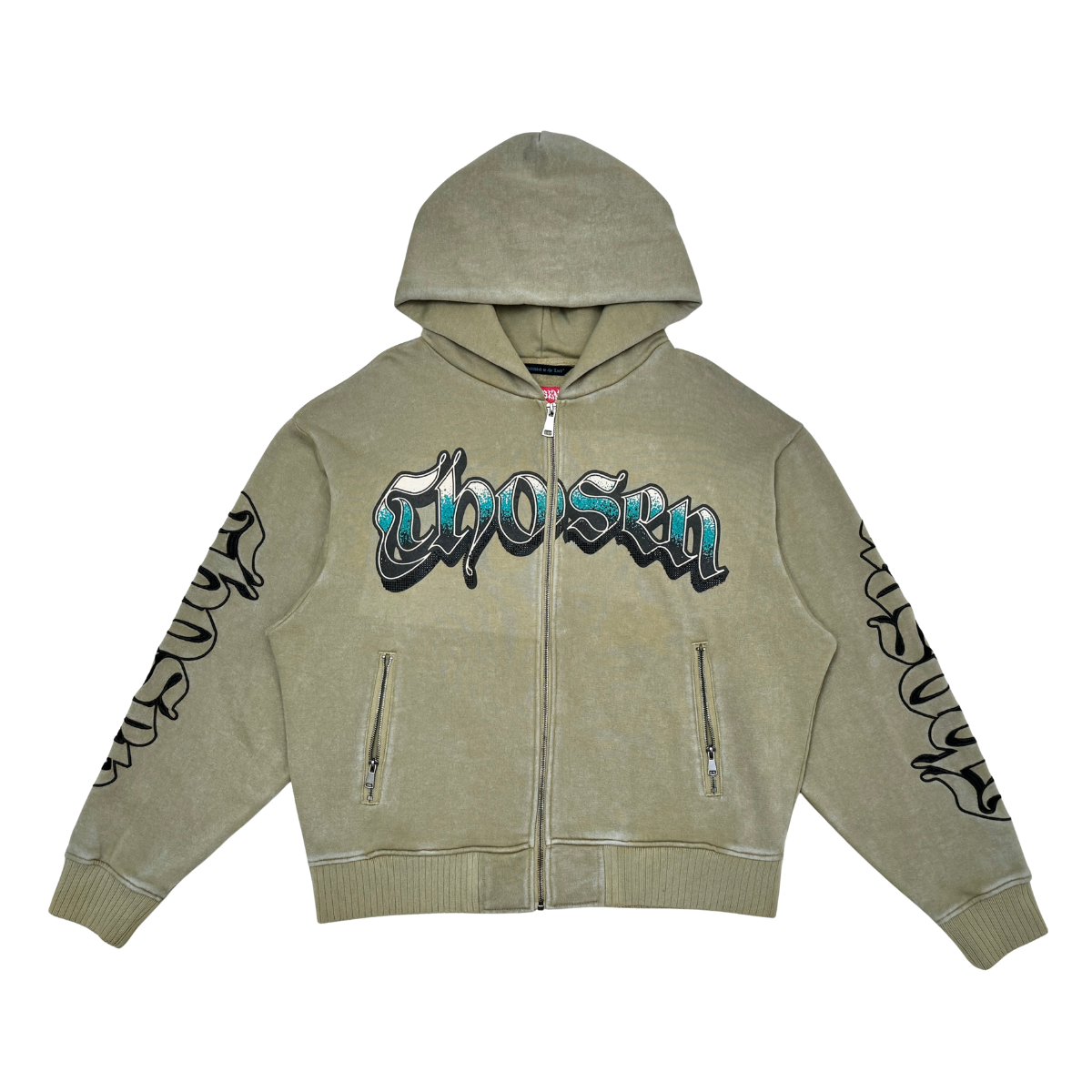 Anarchy oversized full zip hoodie by Chosen, view 9