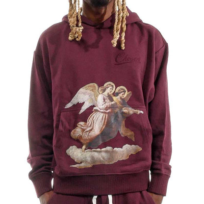 The Angel Of The Lord Pull-Over Hoodie Port Royale by Chosen - 1