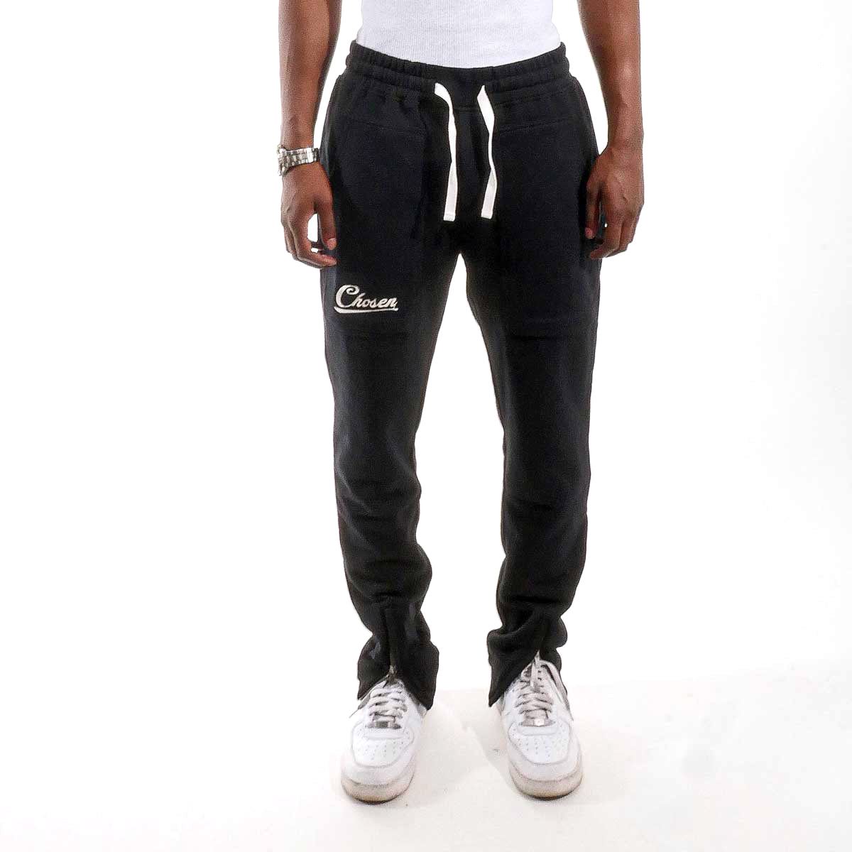 French Terry Sweatpants Black by Chosen - 1