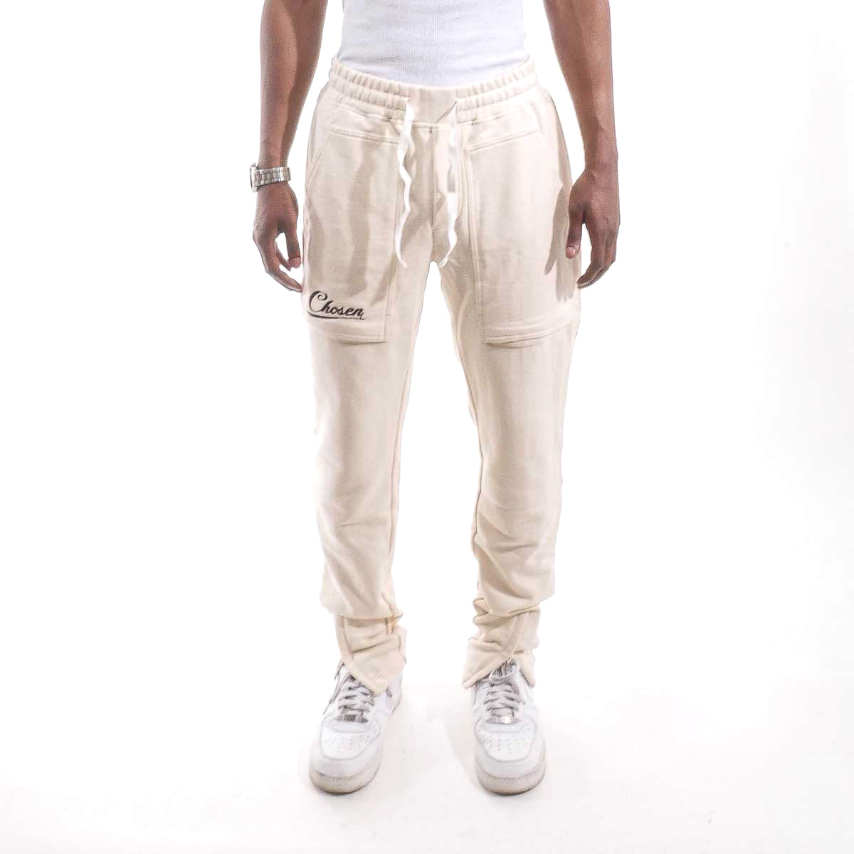 French Terry Sweatpants Bone by Chosen - 1