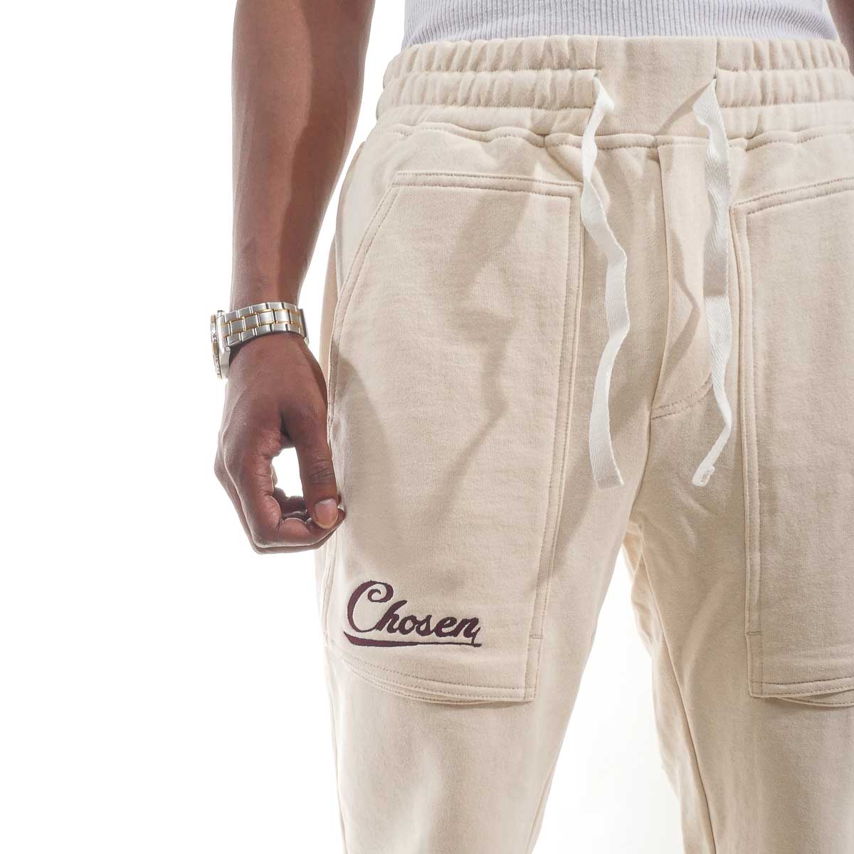 French Terry Sweatpants Bone by Chosen - 3