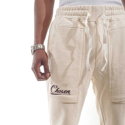 French Terry Sweatpants Bone by Chosen - 3