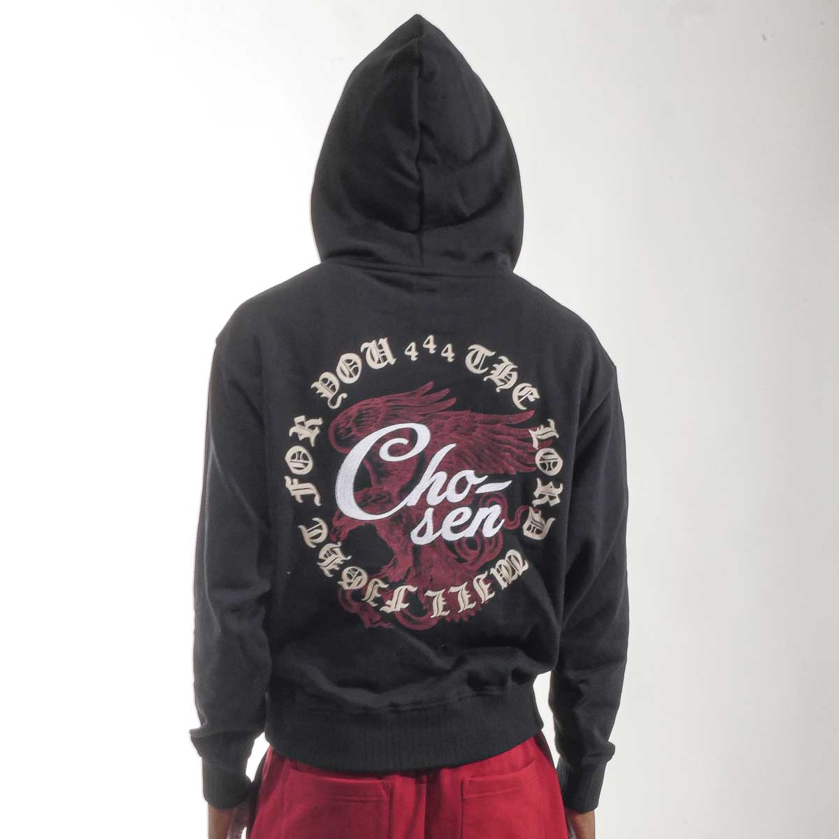 Eagle Pull-Over Hoodie Black by Chosen - 2