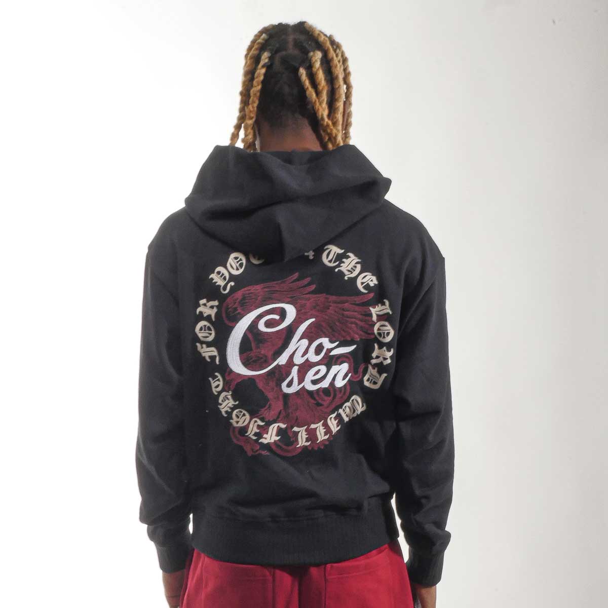Eagle Pull-Over Hoodie Black by Chosen - 3