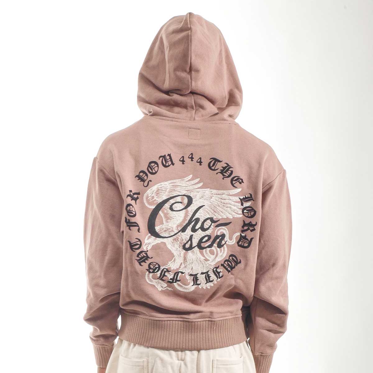 Eagle Pull-Over Hoodie Taupe by Chosen - 2
