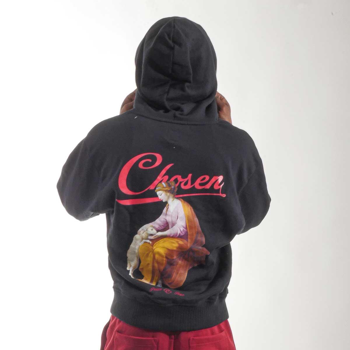 Chosen Lamb Zip Hoodie Black by Chosen - 2