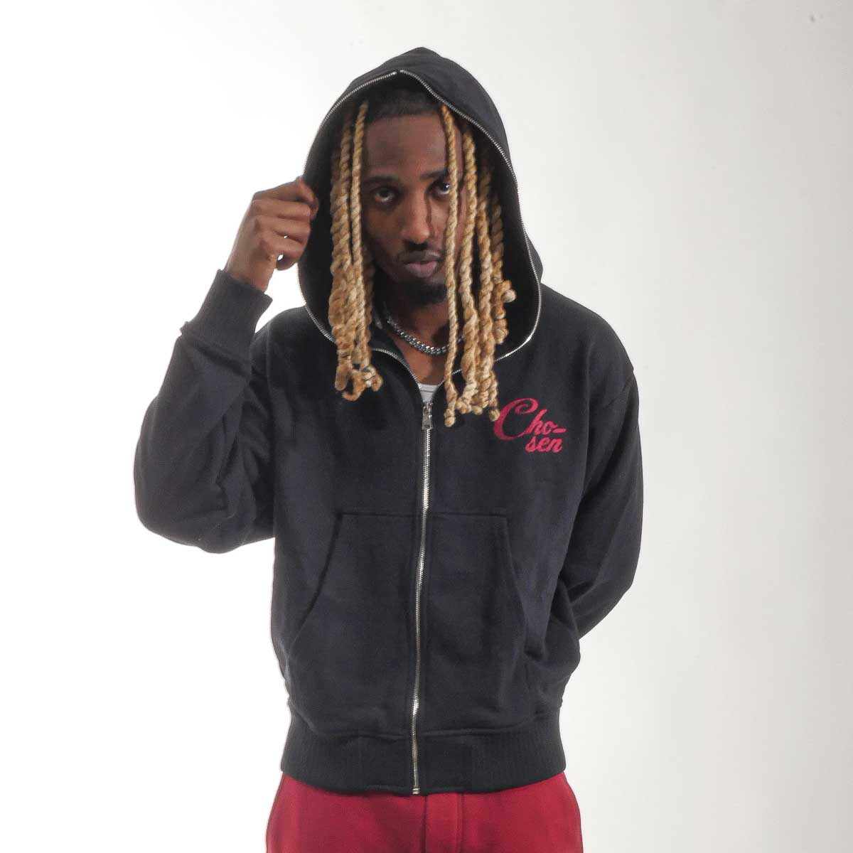 Chosen Lamb Zip Hoodie Black by Chosen - 3
