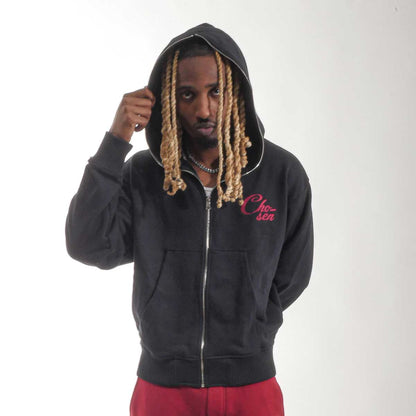 Chosen Lamb Zip Hoodie Black by Chosen - 3