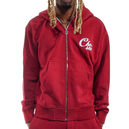 Chosen Lamb Zip Hoodie Rosewood by Chosen - 1
