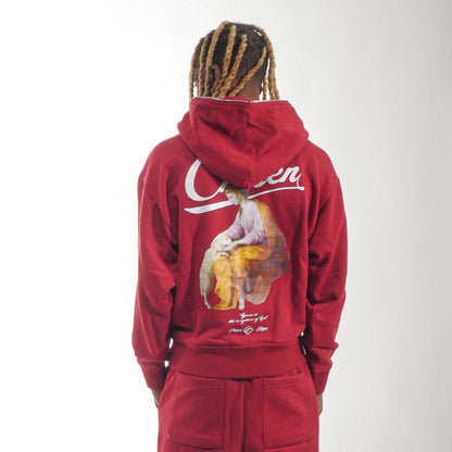 Chosen Lamb Zip Hoodie Rosewood by Chosen - 3