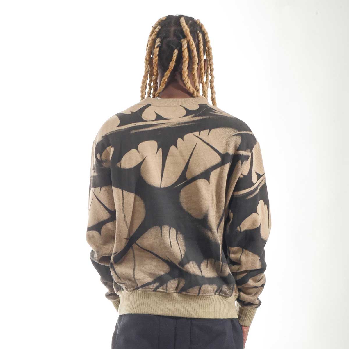 Pocketed Washed Thorn Crew Sand by Chosen - 2