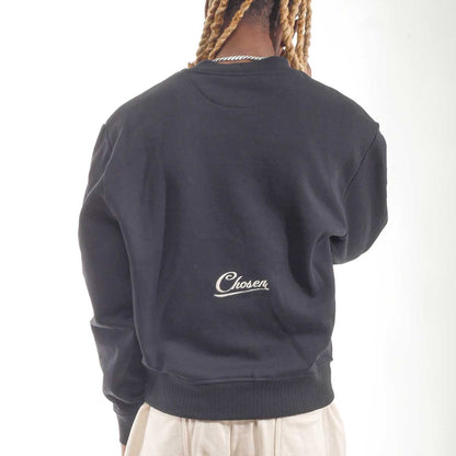 Pocketed Washed Frame Crew Black by Chosen - 2