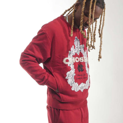 Pocketed washed frame crew By Chosen-12