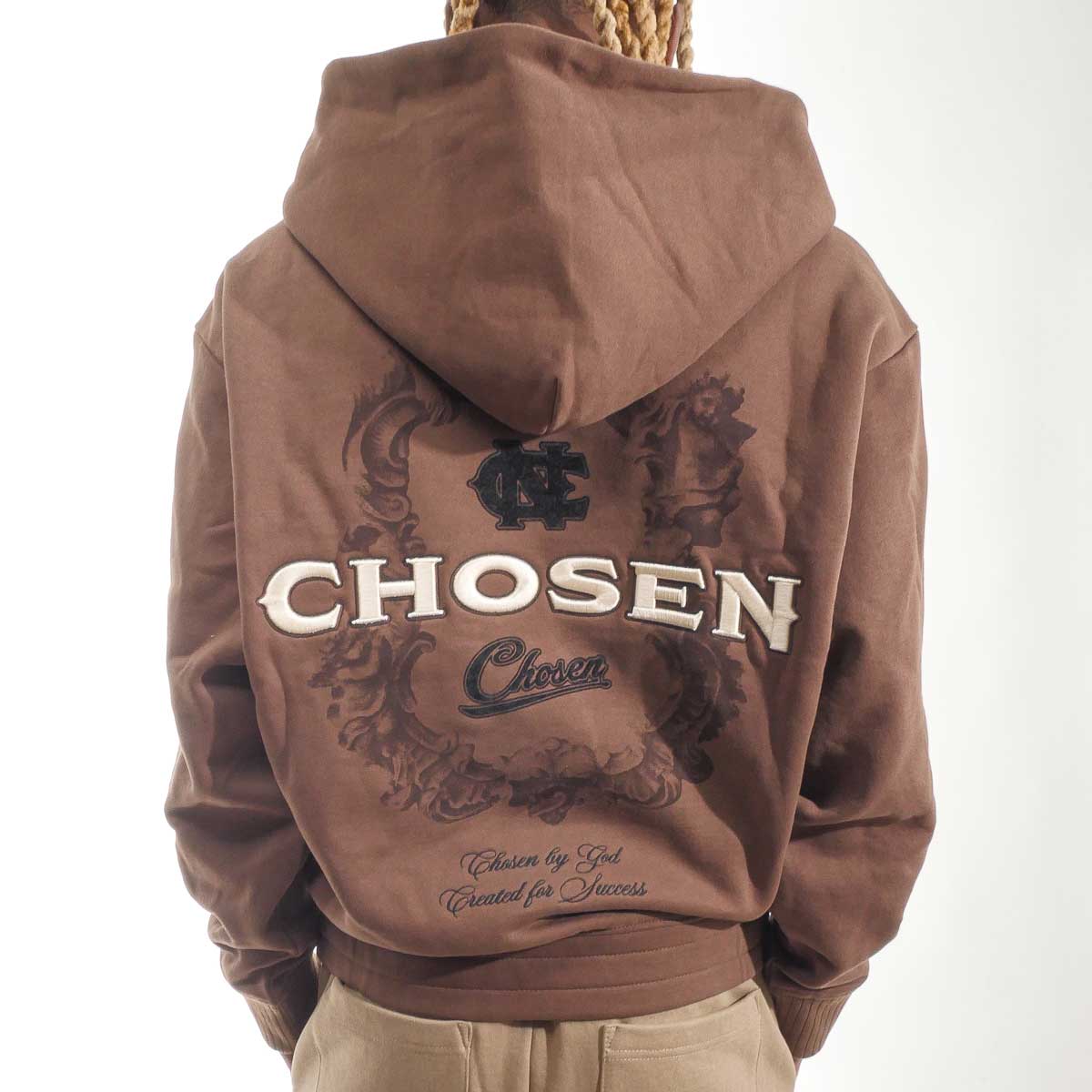 Washed Quarter Zip Frame Hoodie Carafe by Chosen - 2