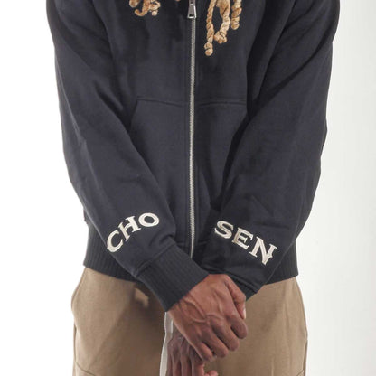 Washed Full-Zip Hoodie Black by Chosen - 3