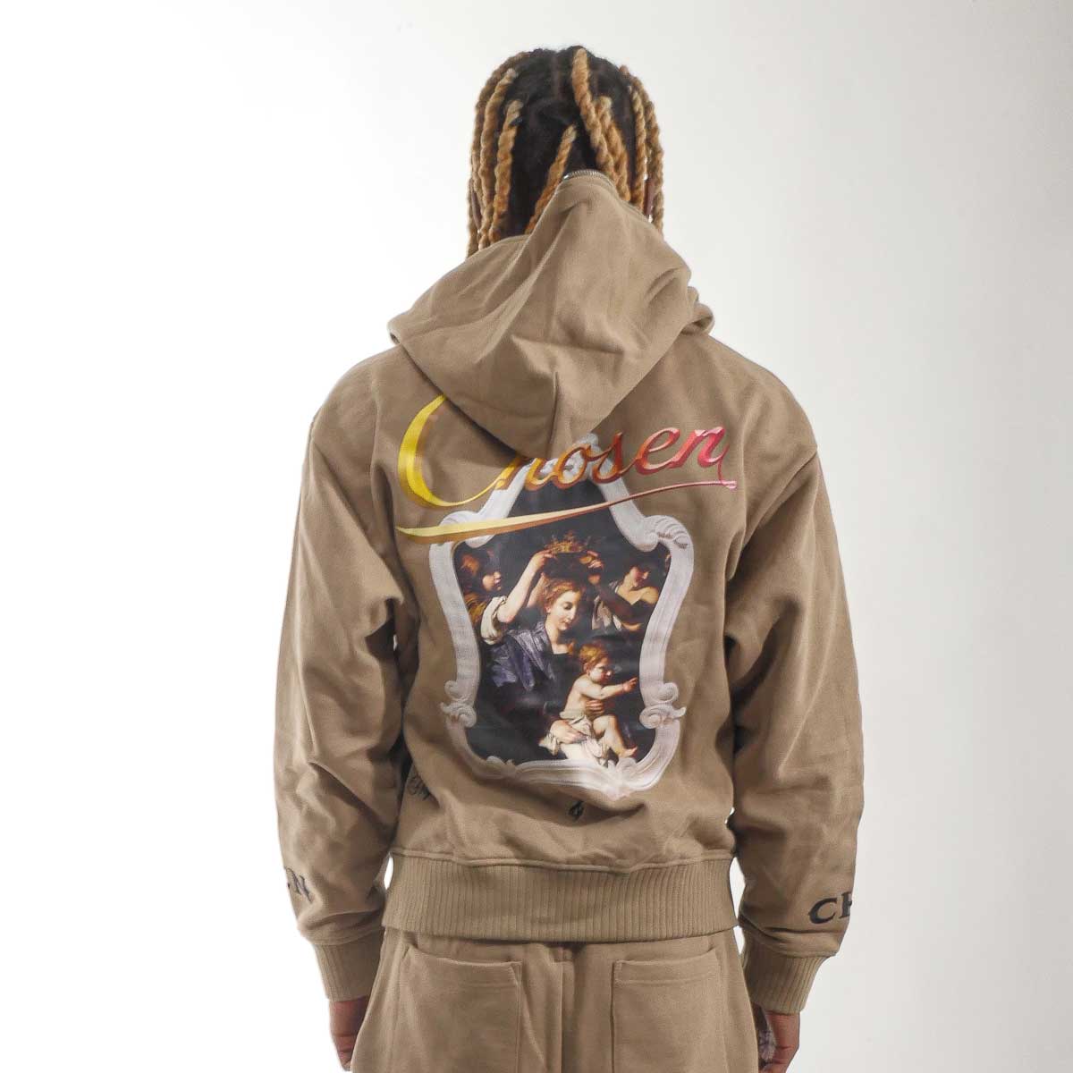 Washed Full-Zip Hoodie Sand by Chosen - 2