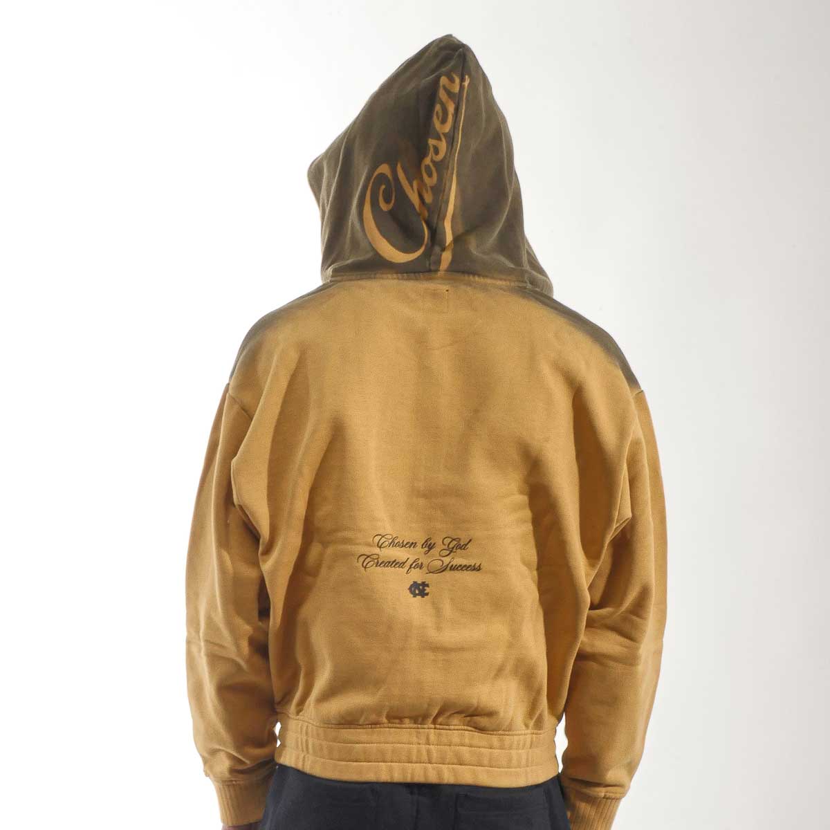 Chosen Washed Full-Zip Hoodie Amber Gold by Chosen - 3