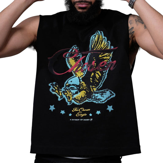 Eagle sleevelss tee Black by Chosen
 - 1