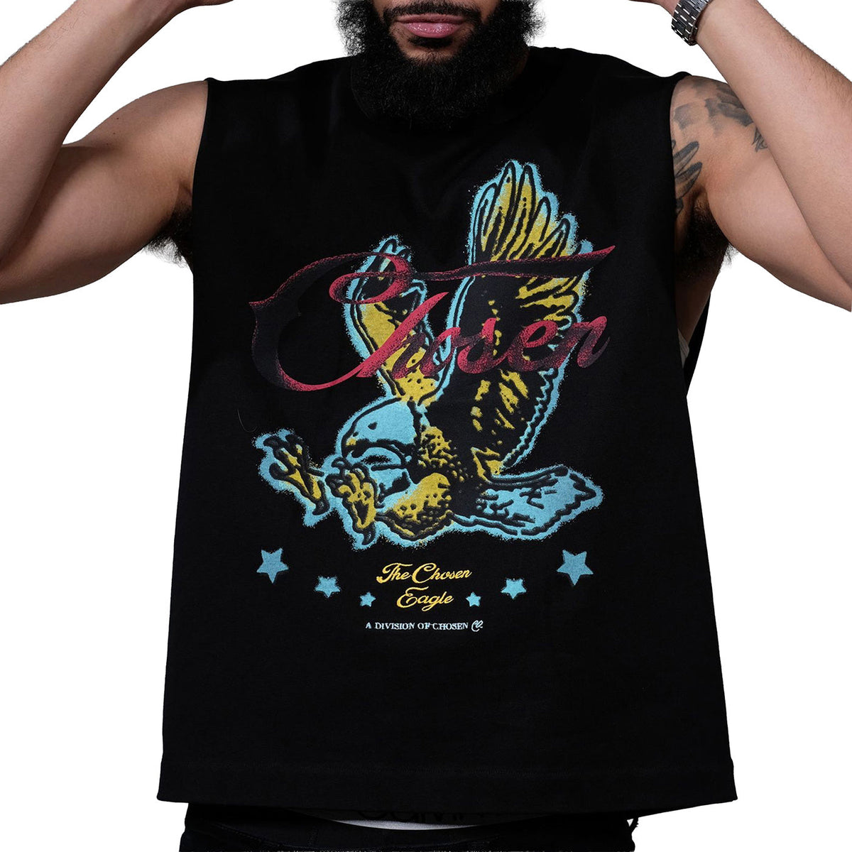 Eagle sleevelss tee by Chosen, view 1