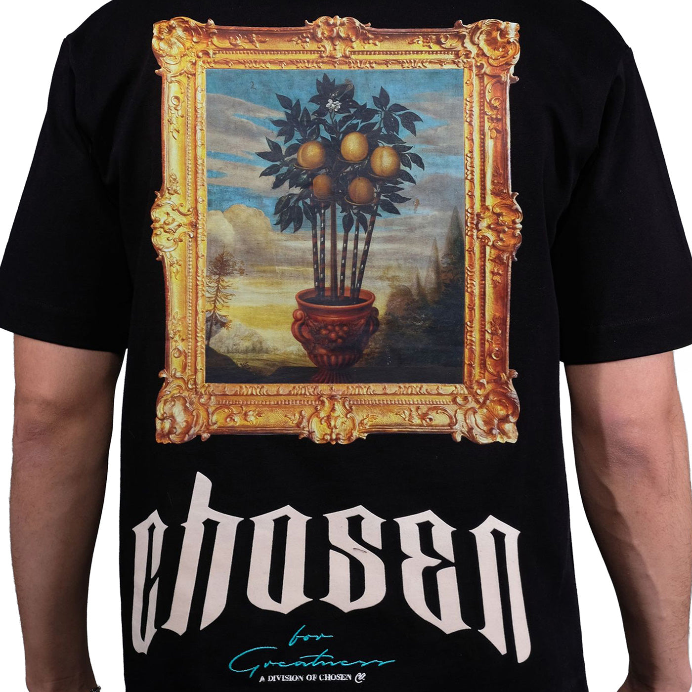 Chosen for greatness frame tee Black by Chosen
 - 3