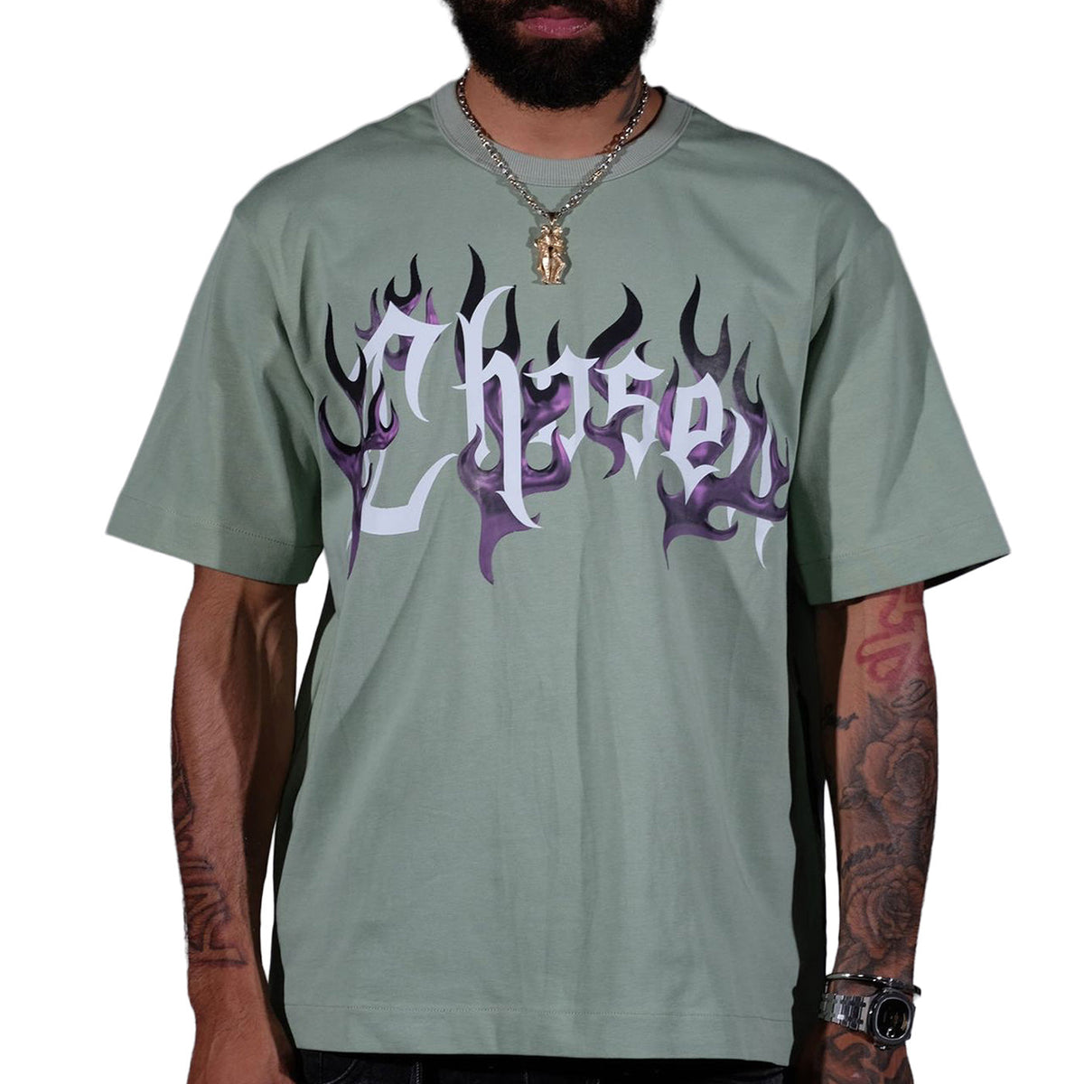 Chosen flames tee by Chosen, view 1