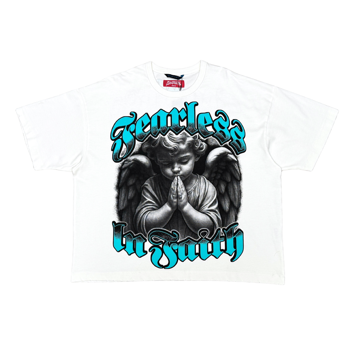 Fearless in Faith Tee by VIERICHEPARIS, view 3