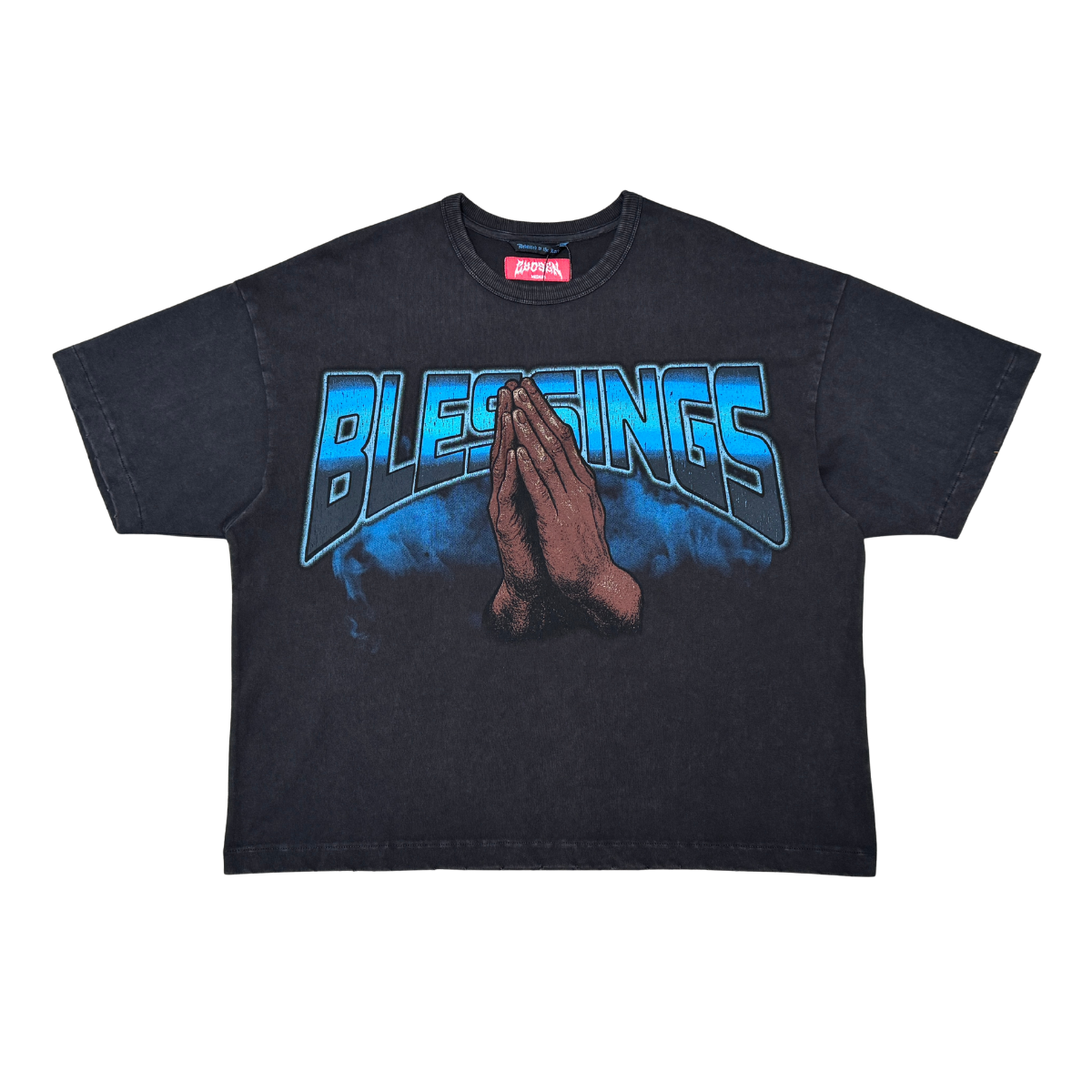 Blessings Praying Hands Tee by VIERICHEPARIS, view 3