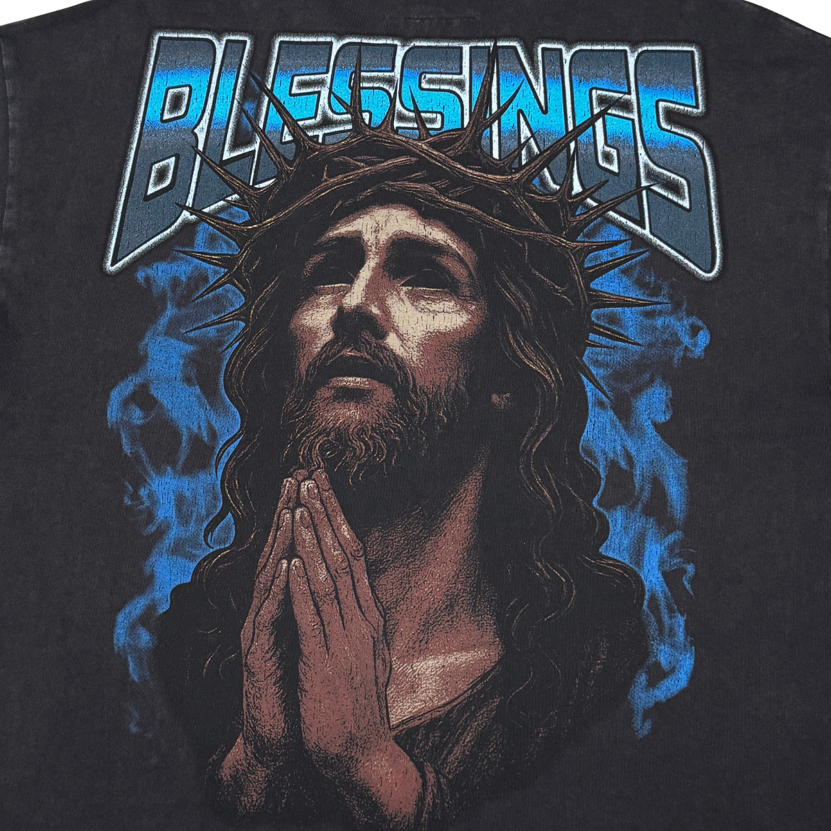 Blessings Praying Hands Tee by VIERICHEPARIS, view 5