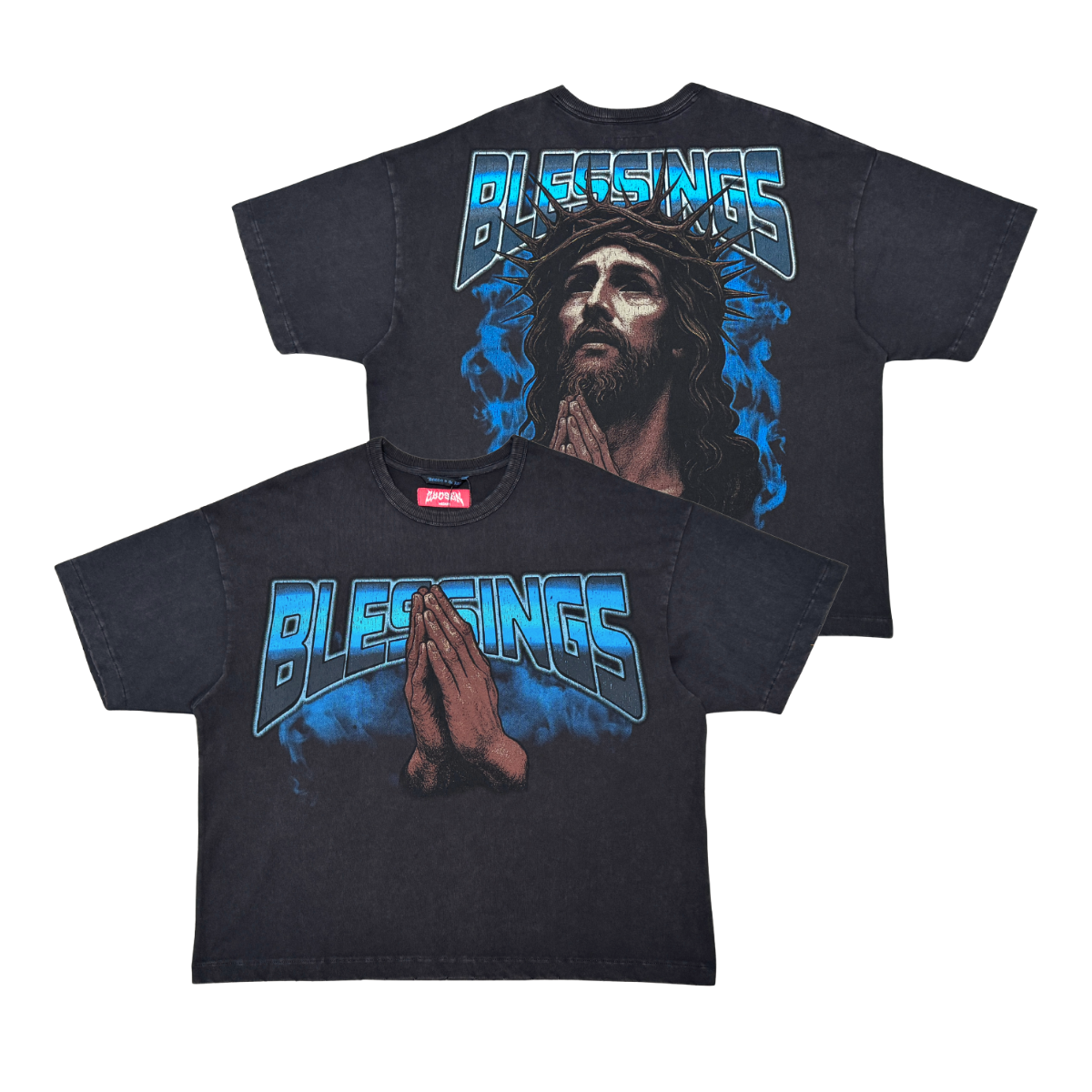 Blessings Praying Hands Tee by VIERICHEPARIS, view 6