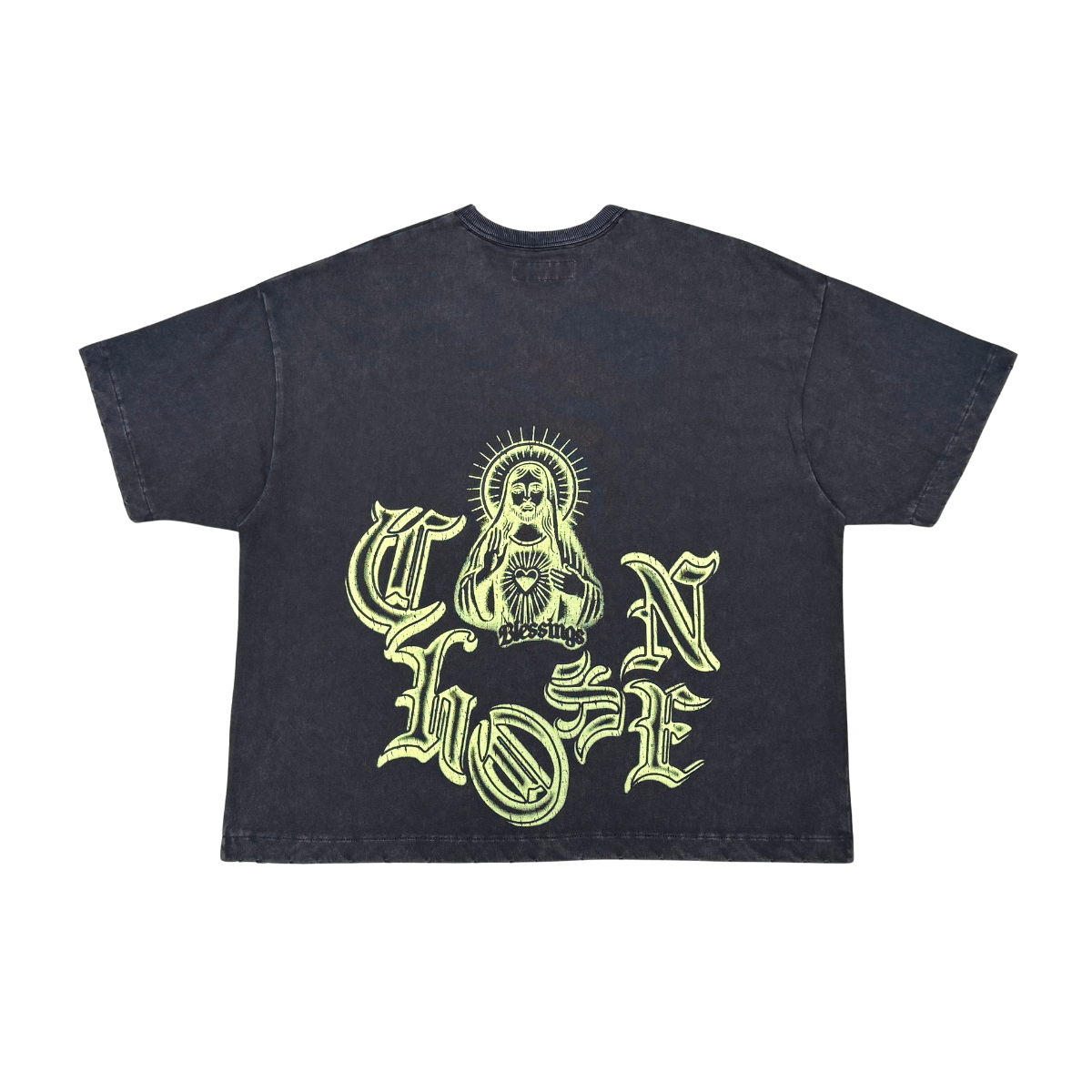 Blessings Neon Graphic Vintage Tee by Chosen, view 5