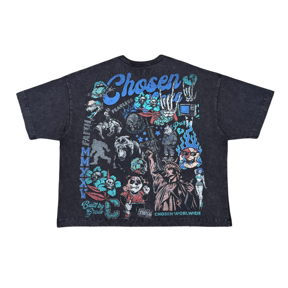 Chosen Floral Skeleton Tee by Chosen, view 4