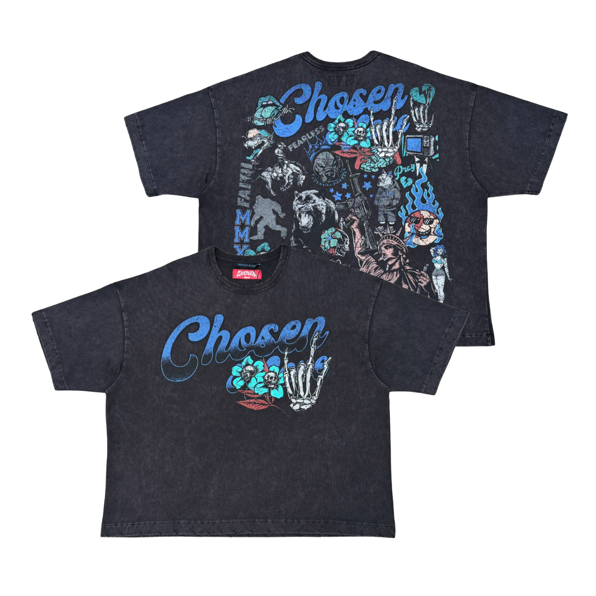 Chosen Floral Skeleton Tee by Chosen, view 6