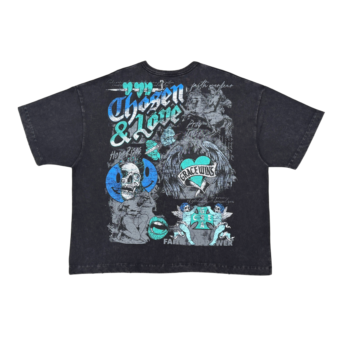 Chosen & Loved Vintage Angel Graphic Tee by Chosen, view 5