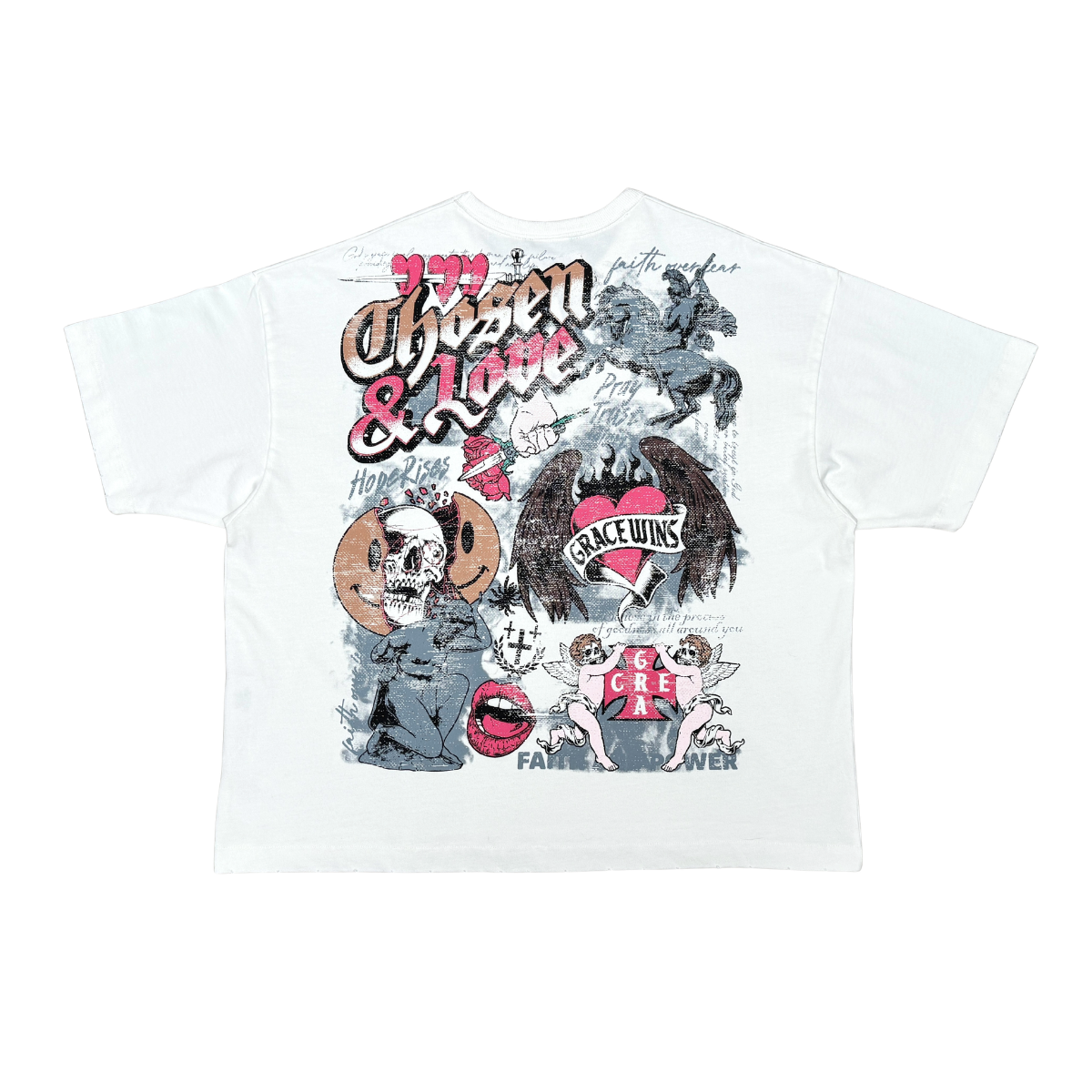 Chosen & Loved Vintage Angel Graphic Tee by Chosen, view 11