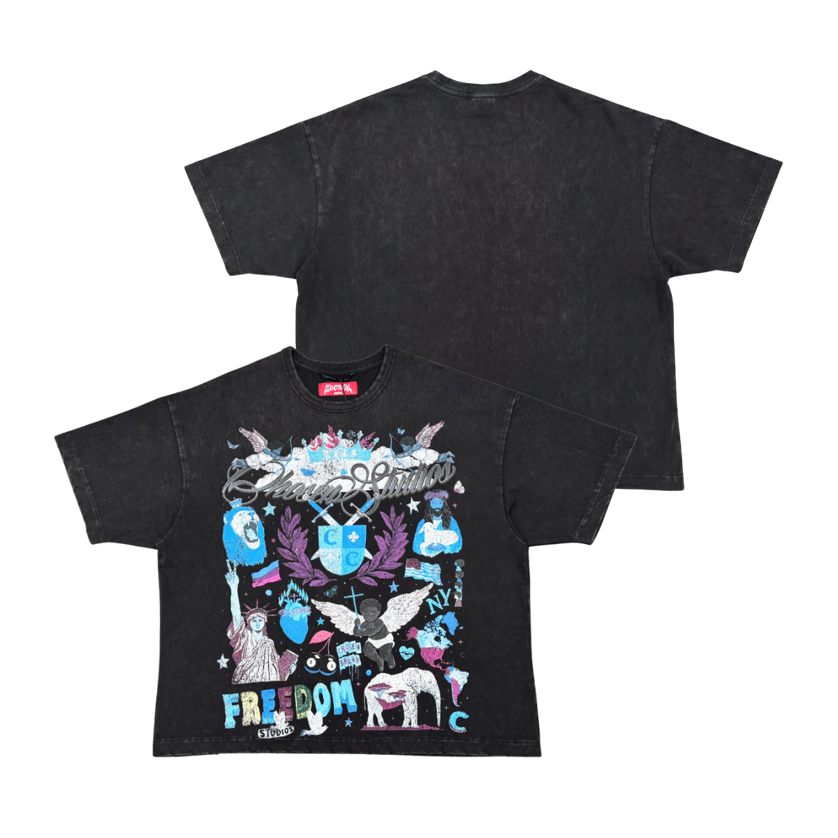 Freedom Crest Collage Tee by Chosen, view 6